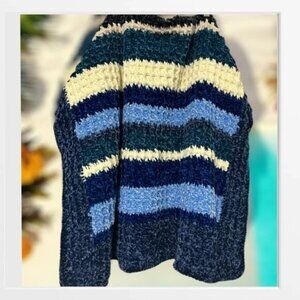 Handmade Crochet Blanket Soft Pleasant to the body in Pastel Colors Knitted